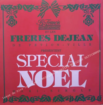 Pochette de « Special Noel » (Les Frères Déjean)