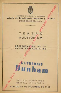 Image liée à « Choucoune » (Katherine Dunham)