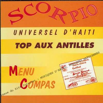 Pochette de « Compas 94 Compilation » (Scorpio Universel)