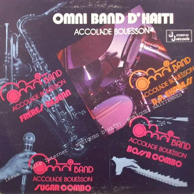 Pochette de « Accolade Bouésson » (Omni Band D'Haiti)