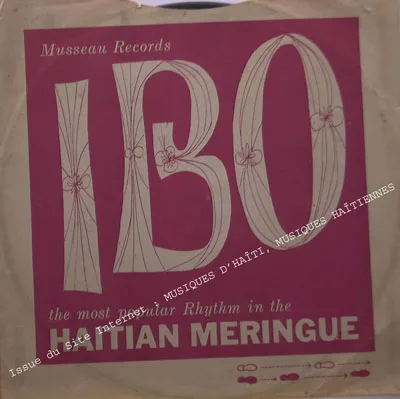 Pochette de « Ibo The most popular rhythm in the Haïtian Meringue » (L'Orchestre Citadelle)