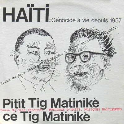 Pochette de « Piti Tig Matinike Ce Tig Matinike » (Haïti :)