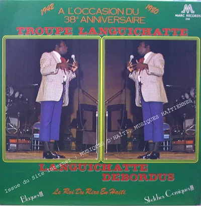 Pochette de « Le Roi du Rire en Haïti » (Languichatte Debordus)