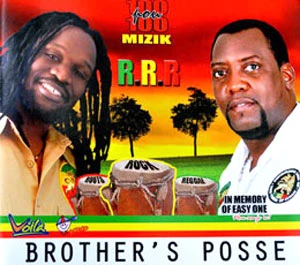 Pochette de « 100 pou 100 Mizik » (Brothers Posse)