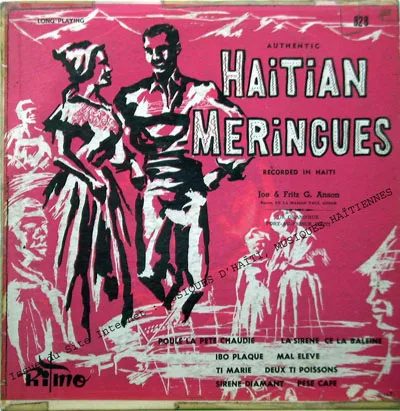 Pochette de « Michel Desgrottes & Raoul Guillaume » (Haïtian Meringues)