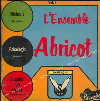 Pochette de « L' Ensemble Abricot — Série 45 rpm Volume 1 » (L' Ensemble Abricot)