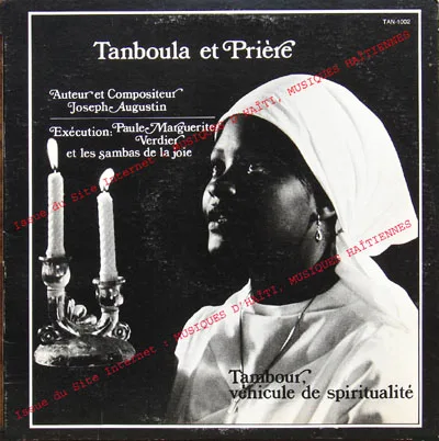 Pochette de « Tambour, Véhicule de Spiritualité. » (Joseph Augustin)