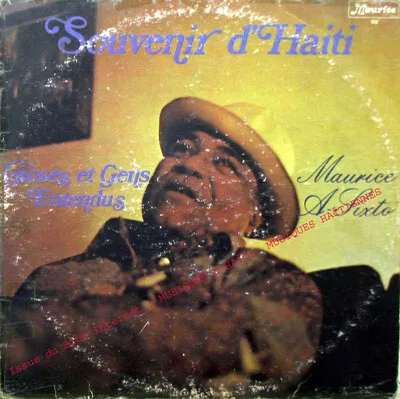 Pochette de « Souvenir d'Haïti » (Maurice Sixto)