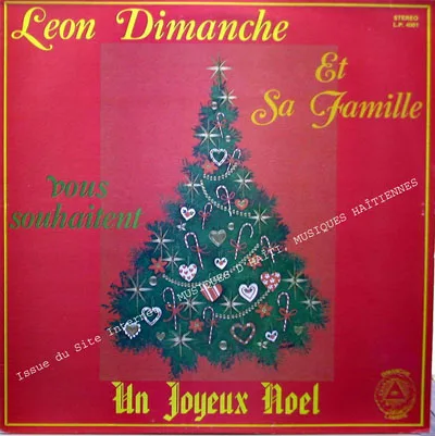 Pochette de « Joyeux Noël » (Leon Dimanche)