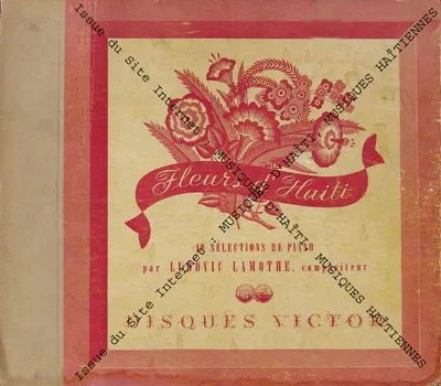 Pochette de « Fleurs d'Haïti » (Ludovic Lamothe)