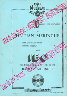 Image liée à « Introductiong the sensationnel Ibo Authentic Rhythm of the Haïtian Meringue » (L'Orchestre Citadelle)