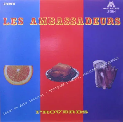 Pochette de « Proverbs » (Les Ambassadeurs)