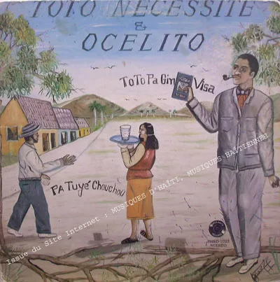 Pochette de « Toto Pa Gin Visa Pa Tuye Chouchou » (Toto Necessite)