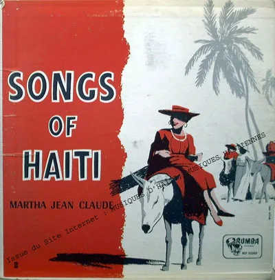 Pochette de « Songs of Haïti » (Martha Jean-Claude)