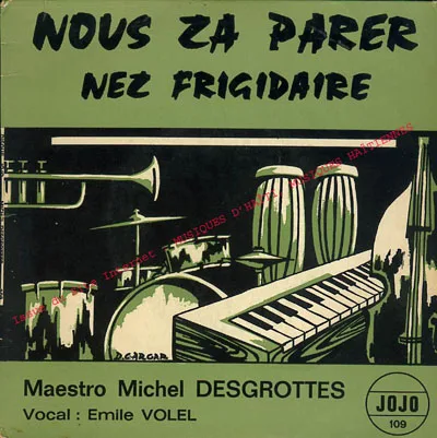 Pochette de « Nous Za Parer \ Nez Frigidaire » (Michel Desgrottes)