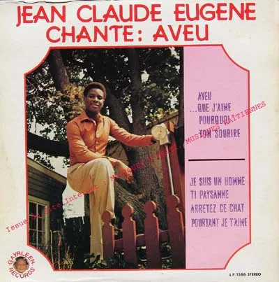 Pochette de « Chante : Aveu » (Jean-Claude Eugene)