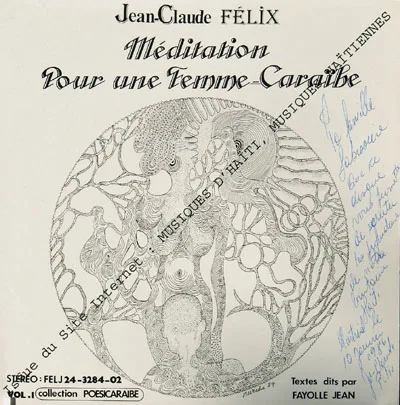 Pochette de « Méditation Pour Une Femme Caraïbe » (Jean-Claude Felix)