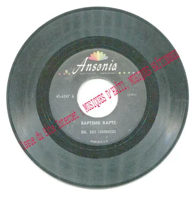 Pochette de « Bapteme Rapte / Ti Zoute » (Ensemble Nemours Jean-Baptiste)