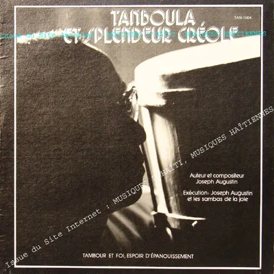 Pochette de « Tambour et Foi, Espoir d'Épanouissement. » (Joseph Augustin)