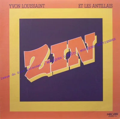 Pochette de « Zin » (Yvon Louissaint)