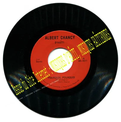 Pochette de « Albert Chancy (titre à vérifier) » (Albert Chancy)